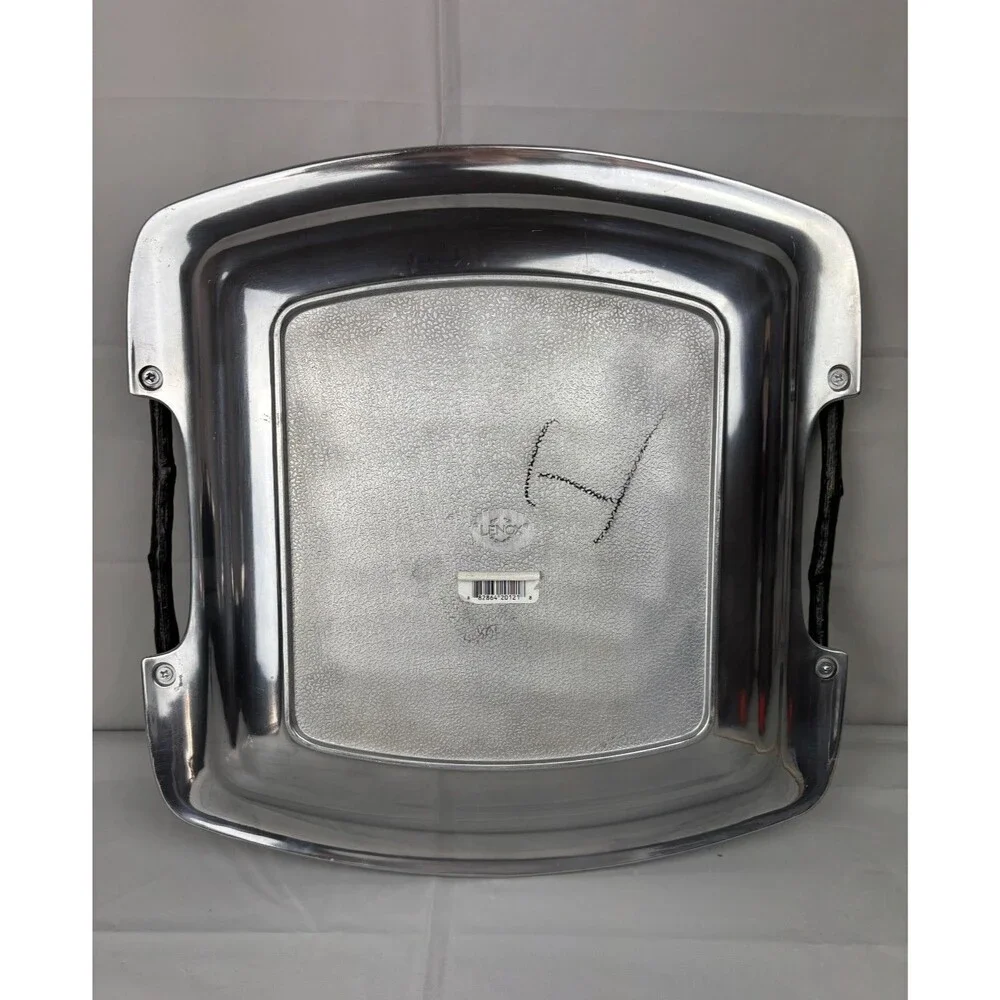 Lenox Park City Square Aluminum Serving Tray with Handles Approx 14